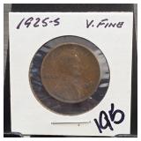 1925-S Wheat Cent