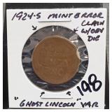 1924-S Lincoln Wheat Cent