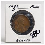 United States Mint 1932-D United States One Cent