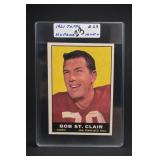 1961 Topps #63 Bob St. Clair 49ers Football Card