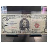 1963 $5 United States Note Red Seal