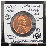 1955 U.S. Lincoln Wheat Cent