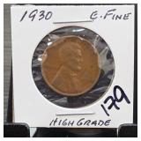 1930 Wheat Cent