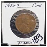 1920-S Lincoln Wheat Cent