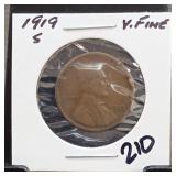 United States Mint 1939 United States Wheat Cent
