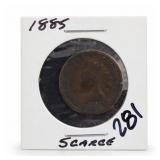 United States coinage 1885 Indian Head Cent