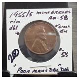 United States Mint 1955 Lincoln Wheat 2x2 Holder
