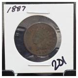 United States Mint 1887 Indian Head 2x2 Holder