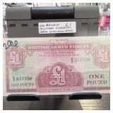 British Armed Forces Â£1 Voucher, 4th Series