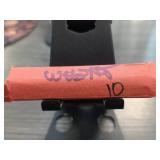 $0.50 Roll of Wheat Pennies, Hand-Labeled