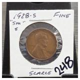 1928 United States Mint, San Francisco 2x2 Holder