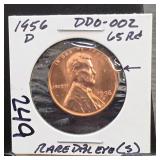 United States Mint 1956-D Lincoln Wheat Cent