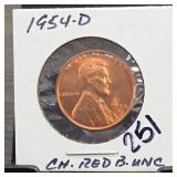 United States Mint " Denver Mint 1954-D 2x2 Hold
