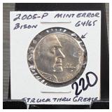 United States Mint 2005-P U.S. Mint Bison Reverse