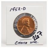 United States Mint 1952-D United States Wheat Cent