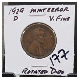 United States Mint 1929 Lincoln Wheat 2x2 Holder