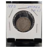 1883 Liberty Head Nickel (No Cents)