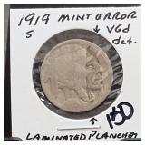 United States Mint 1919 Lincoln Wheat 2x2 Holder