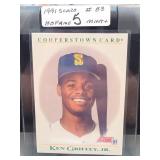 1991 Score Cooperstown Ken Griffey Jr. B3 Card