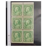 1927 United States Post Office Booklet Pane