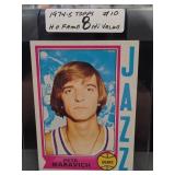 1974-75 Topps Pete Maravich #10 Jazz Card