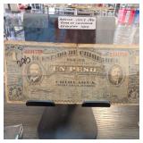 State of Chihuahua, Mexico Banknote, 1914"1915