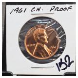 United States Mint 1961 United Memorial Cent Proof
