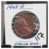 1942-D Lincoln Wheat Cent
