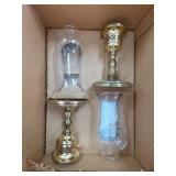 Princess House 092-50 Pair of Gold-Tone Objects