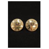 Harley Davidson Pair of Eagle-Emblem Earrings