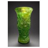 Brody Green Textured Glass Vase