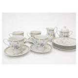 Noritake Ireland Floral Porcelain Dinnerware Set