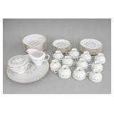 Trend China Japan Rose Swirl Table Lot