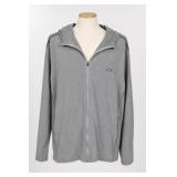 Oakley Gray Hooded Zip-Front Jacket, Size XL/TG
