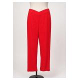 Giorgio Armani Red Trousers, Size 42