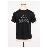 adidas Black T-Shirt, Size S