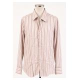 HUGO BOSS Striped Long-Sleeved Shirt, Size L