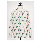 MAD ENGINE Patterned Shirt, Size M