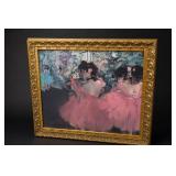 Large Degas Women in Pink Dresses, 33ï¿½34 in