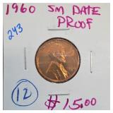 1960 Lincoln Memorial Cent, Small Date