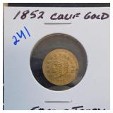1852 Indian Head 50-Cent Token