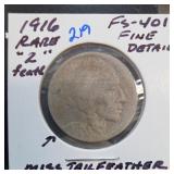 1916 Lincoln Wheat Cent, FS-401 Claim