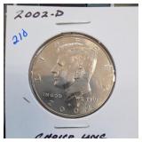 2002-D Kennedy Half Dollar