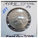 1958-D Franklin Half Dollar, Full Bell Lines Claim