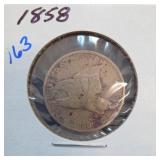 1858 Flying Eagle Cent