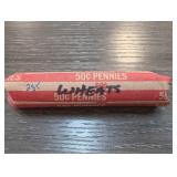 50Â¢ Wheat Pennies Paper-Wrapped Roll