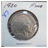 1920 Buffalo Nickel, Fine