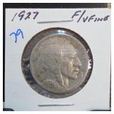 1927 Buffalo Nickel, Fine