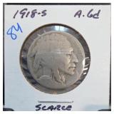 1918-S Buffalo Nickel