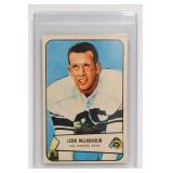 1954 Bowman No. 56 Leon McLaughlin Football Card